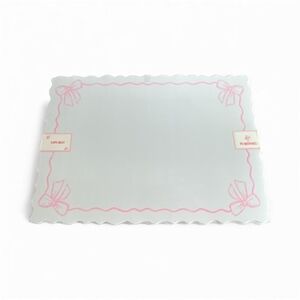 PLACEMATS with Pink Bow Design